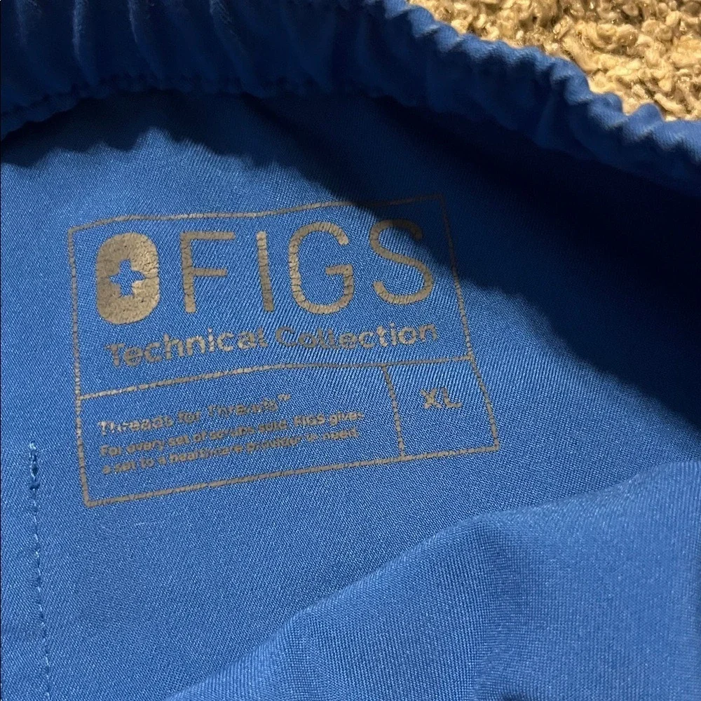 Figs Men's Royal Blue Cairo‎ Cargo Scrub Pants XL
